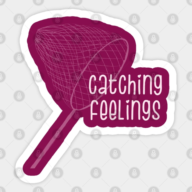 Catching Feelings Sticker by Emma Lorraine Aspen